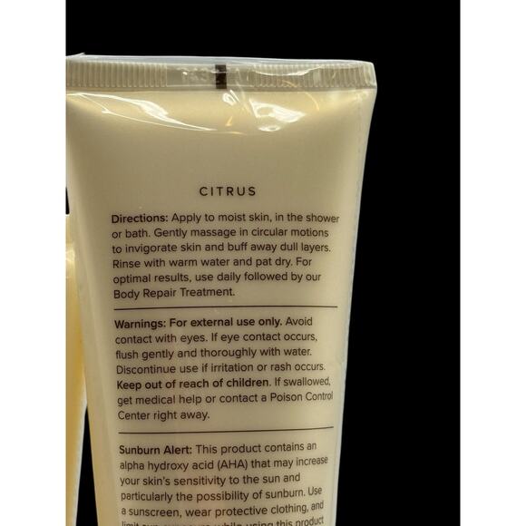 Body Firm Crepe Erase 2 Pc Set Body & Facial Refining Exfoliant 2 and 3.3 fl oz - Picture 4 of 6